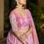 Embroidered Sequinned Semi-Stitched Lehenga & Blouse With Dupatta