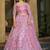 Embroidered Sequinned Semi-Stitched Lehenga & Blouse With Dupatta