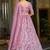 Embroidered Sequinned Semi-Stitched Lehenga & Blouse With Dupatta