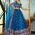 Embroidered Thread Work Semi-Stitched Lehenga & Blouse With Dupatta