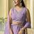 Embroidered Thread Work Semi-Stitched Lehenga & Blouse With Dupatta