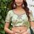 Embroidered Thread Work Semi-Stitched Lehenga & Blouse With Dupatta