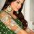 Embroidered Semi-Stitched Lehenga & Unstitched Blouse With Dupatta