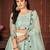 Embroidered Thread Work Ready to Wear Lehenga & Unstitched Blouse With Dupatta