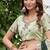 Embroidered Thread Work Semi-Stitched Lehenga & Blouse With Dupatta