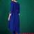 Floral embroidered sequinned v-neck empire a-line kurta with trousers
