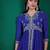 Alina cut floral embroidered v-neck kurta with palazzo