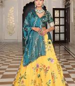 Embroidered Thread Work Ready to Wear Lehenga & Blouse With Dupatta