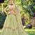Embroidered Thread Work Semi-Stitched Lehenga & Unstitched Blouse With Dupatta