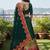 Thread Work Ready to Wear Lehenga & Unstitched Blouse With Dupatta