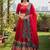 Thread Work Semi-Stitched Lehenga & Unstitched Blouse With Dupatta