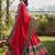 Thread Work Semi-Stitched Lehenga & Unstitched Blouse With Dupatta
