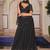 Embroidered Foil Print Semi-Stitched Lehenga & Unstitched Blouse With Dupatta