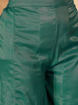 Women silk blend embroidered kurta sets with dupatta 3
