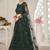 Embroidered Mirror Work Semi-Stitched Lehenga & Unstitched Blouse With Dupatta