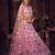Embroidered Thread Work Semi-Stitched Lehenga & Unstitched Blouse With Dupatta
