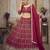 Embroidered Sequinned Semi-Stitched Lehenga & Unstitched Blouse With Dupatta