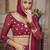Embroidered Sequinned Semi-Stitched Lehenga & Unstitched Blouse With Dupatta