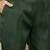 Embroidered round neck kurta & trousers with dupatta