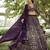 Embroidered Sequinned Semi-Stitched Lehenga & Unstitched Blouse With Dupatta
