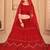 Embroidered Thread Work Semi-Stitched Lehenga & Unstitched Blouse With Dupatta