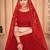 Embroidered Thread Work Semi-Stitched Lehenga & Unstitched Blouse With Dupatta
