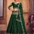 Embroidered Thread Work Semi-Stitched Lehenga & Unstitched Blouse With Dupatta
