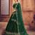 Embroidered Thread Work Semi-Stitched Lehenga & Unstitched Blouse With Dupatta