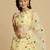 Embroidered Thread Work Semi-Stitched Lehenga & Unstitched Blouse With Dupatta