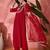 Women floral embroidered pleated sequinned kurta trousers and dupatta