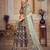 Embroidered Thread Work Semi-Stitched Lehenga & Unstitched Blouse With Dupatta