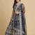 Embroidered Thread Work Semi-Stitched Lehenga & Unstitched Blouse With Dupatta