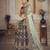 Embroidered Thread Work Semi-Stitched Lehenga & Unstitched Blouse With Dupatta