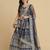 Embroidered Thread Work Semi-Stitched Lehenga & Unstitched Blouse With Dupatta