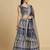Embroidered Thread Work Semi-Stitched Lehenga & Unstitched Blouse With Dupatta
