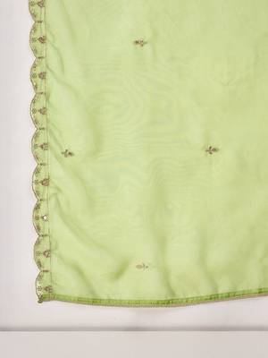 Sequence embroidered kurta with sharara & dupatta 3