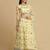 Embroidered Thread Work Semi-Stitched Lehenga & Unstitched Blouse With Dupatta