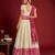 Embroidered Thread Work Semi-Stitched Lehenga & Unstitched Blouse With Dupatta