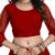 Embroidered Thread Work Semi-Stitched Lehenga & Unstitched Blouse With Dupatta