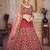 Embroidered Thread Work Semi-Stitched Lehenga & Unstitched Blouse With Dupatta