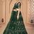 Embroidered Semi-Stitched Lehenga With Unstitched Blouse With Dupatta