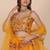 Embroidered Sequinned Semi-Stitched Lehenga & Unstitched Blouse With Dupatta