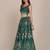 Printed Thread Work Semi-Stitched Lehenga & Unstitched Blouse With Dupatta