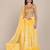 Embroidered Sequinned Shibori Semi-Stitched Lehenga Choli