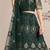 Embroidered Thread Work Semi-Stitched Lehenga With Unstitched Blouse & Dupatta