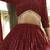 Embroidered Georgette Semi-Stitched Lehenga With Unstitched Blouse & Dupatta