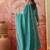 Embroidered  v-neck kurta & trousers kurta sets