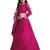 Embroidered Thread Work Semi-Stitched Lehenga & Unstitched Blouse With Dupatta