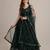 Embroidered Sequinned Semi-Stitched Lehenga & Unstitched Blouse With Dupatta