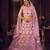 Embroidered Thread Work Semi-Stitched Lehenga & Unstitched Blouse With Dupatta